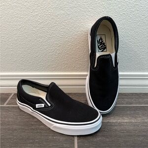 Vans Classic Black Slip-On Shoes